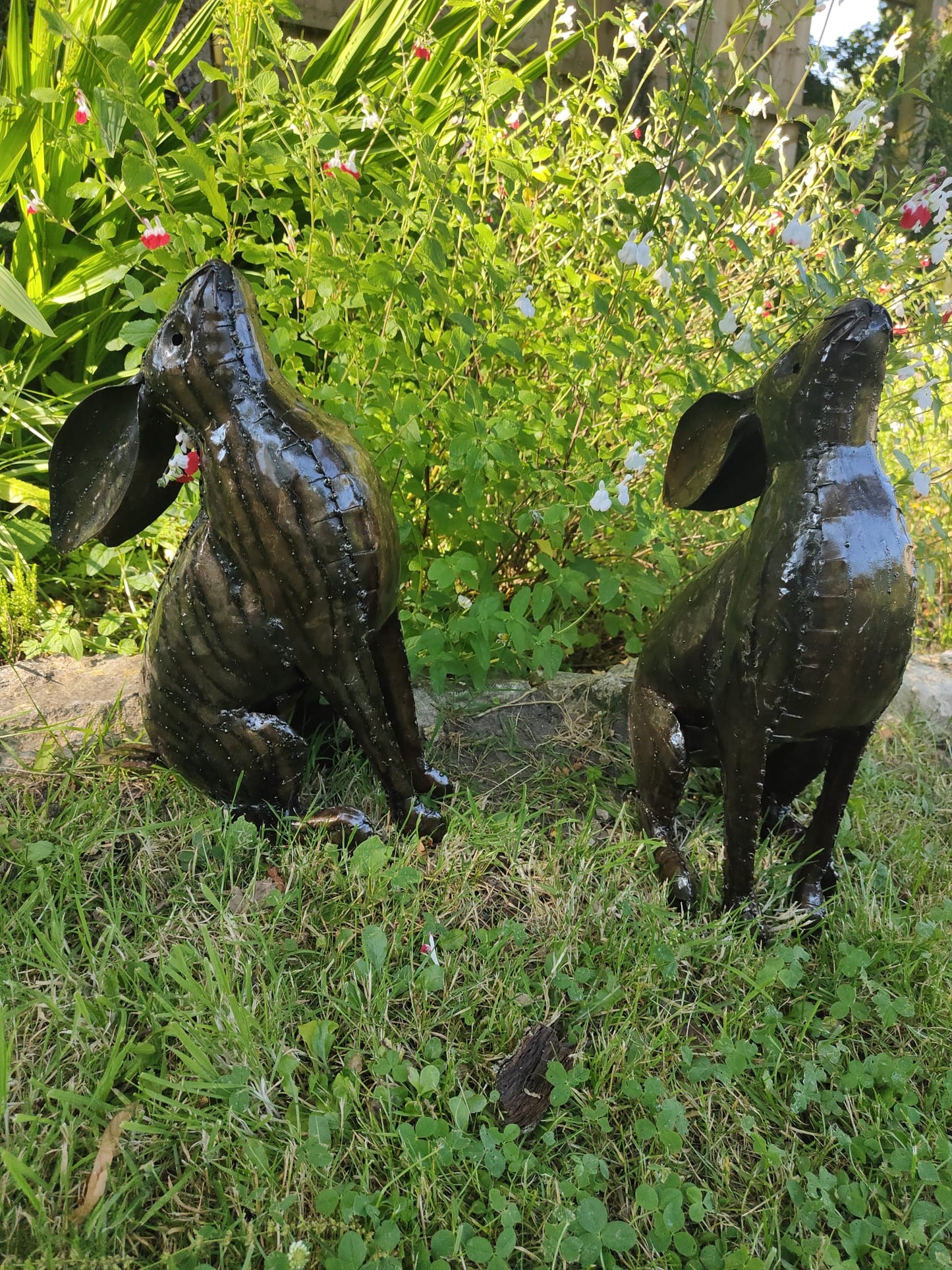 Moon Gazing Hare Recycled & Handmade