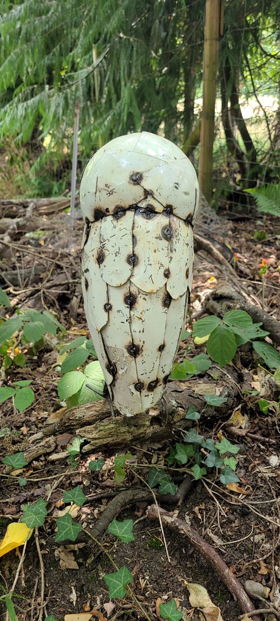 Handmade Single Large White Owl