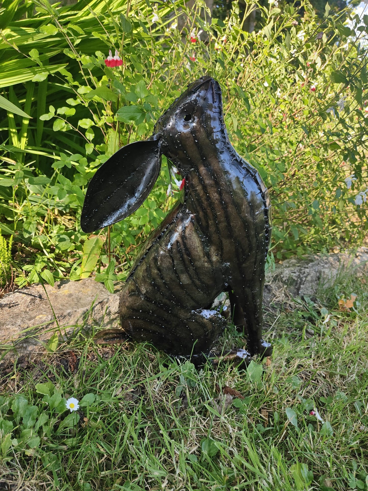 Moon Gazing Hare Recycled & Handmade