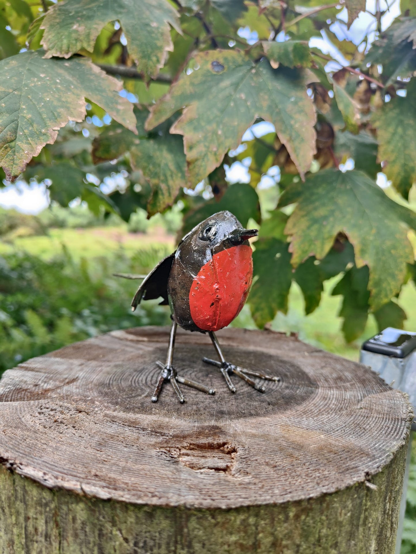 Handmade Metal Robin