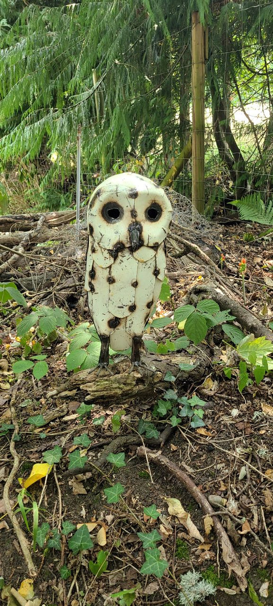 Handmade Single Large White Owl
