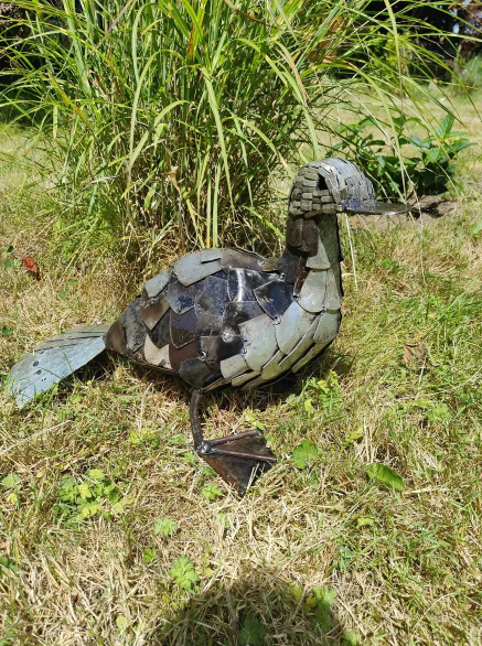 Handmade Large Feathered Duck