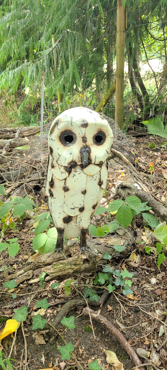 Handmade Single Large White Owl